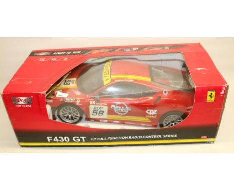 Ferrari F430 GT radio control car 1:7 scale, boxed 