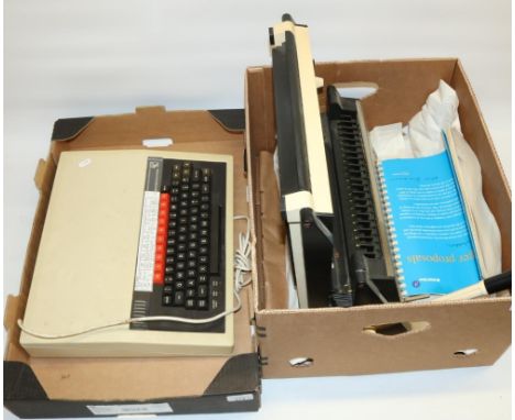 Acorn computers Ltd B.B.C Model B keyboard and a Business Aids ltd Prima 25 comb binder (2) 