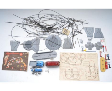 Vintage Schuco Varianto clockwork road layout with 3 vehicles (sportscar not functioning) with keys and layout instruction ma