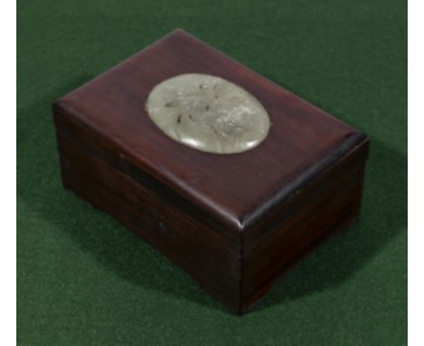 A box with jade panel