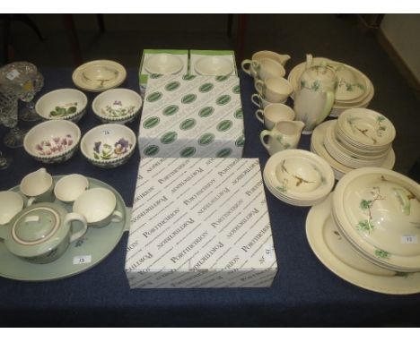 Royal Doulton 'The Coppice' pattern part dinner service and tea, and assorted Portmerion Botanic Garden tableware's and a Poo