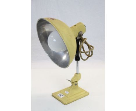 Vintage Pifco adjustable table lamp with cast iron base