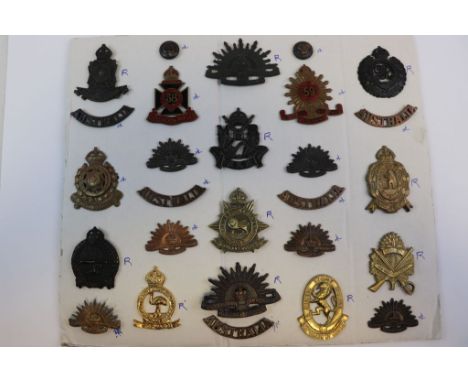 A Collection Of Approx 20 Australian Military Regimental Badges To Include The Oxley Regiment, The Ninth Light Horse And The 