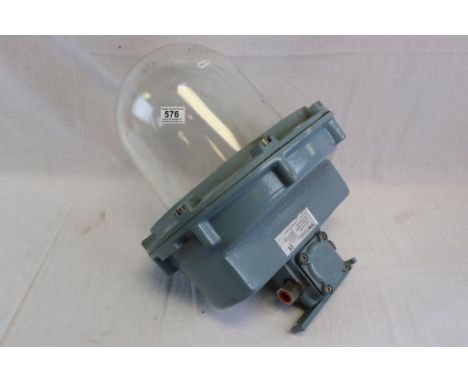 A Large Industrial Naval Style Light Made By Victor (39L/250S).