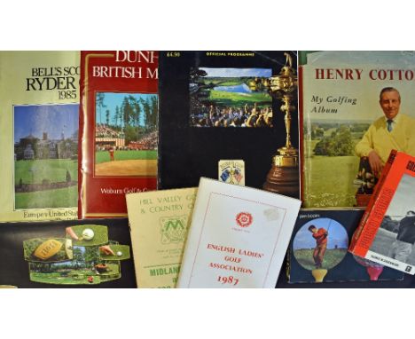 Golfing Programmes &amp; Magazines - includes Open Golf Championship Programmes 1974, 1988, 1990, 1991 (2), The Open 2006 (2)