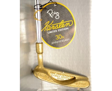 Ping Karsten 30th Anniversary Putter - sand cast at the East Bay Foundry San Francisco in manganese bronze as original used i