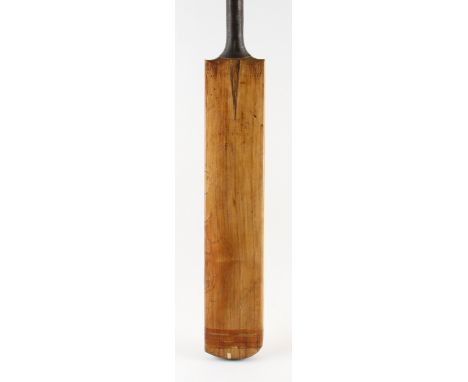 Cricket - Robert St Leger Fowler - c.1900s Gunn & Moore Cricket Bat 'The Cannon' Model originally used by Fowler when represe