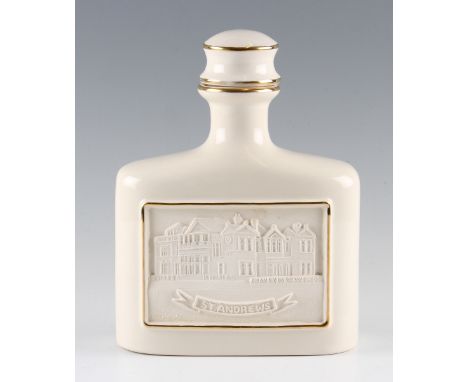 1996 St Andrews R &amp; A Club House - Bill Waugh handcrafted ceramic whisky decanter with front panel featuring The R&amp;A 