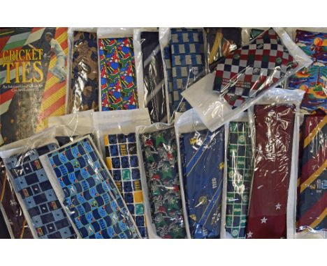 Cricket - Selection of Cricket Ties a various selection with England, ECB, 1983 Cable & Wireless One Day Series, nPower Test 