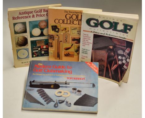 Golf Collecting Reference Books - 2x signed (4) - to incl John and Mort Olman-"The Encyclopaedia of Golf Collectables" second