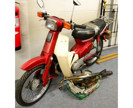 Honda CB 90 with V5 and key (project for restoration)  Registration Number: E427 SWY First Registered: 26/01/1988 Vin/Frame N