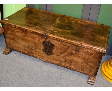 A large Spanish cedar wood trunk