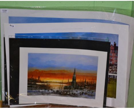 After Brian Shields ''Braaq'' ''No, He's not coming out lad'' signed and numbered 325/750 in pencil, a colour reproduction, 3