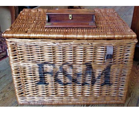 A Fortnum &amp; Masons picnic hamper (no contents).