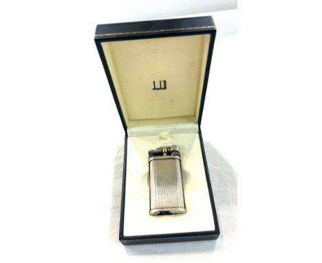 Vintage cased Dunhill cigarette lighter 