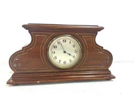 Vintage inlaid mantle clock 