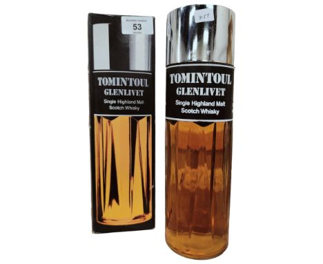 BOTTLE OF TOMINTOUL GELNLIVET SINGLE HIGHLAND MALT SCOTCH WHISKEY 