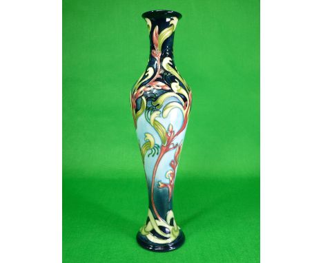 MOORCROFT unknown design trial vase by Kerry Goodwin - 32cms H, impressed and painted factory marks to the base including des