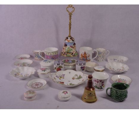 CHINA ASSORTMENT - Capodimonte bell, Aynsley Cottage Garden, Poole, Portmeirion, a good assortment