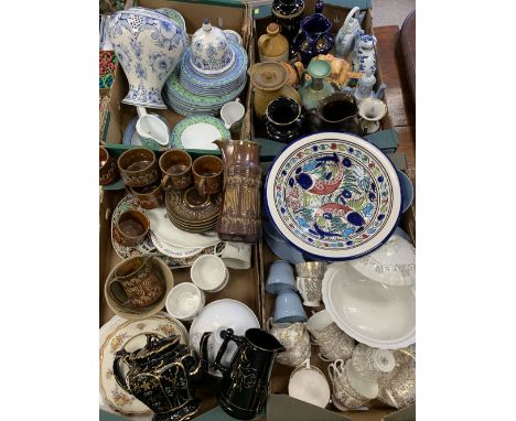 SYLVAC MID-CENTURY BREAKFASTWARE, AYNSLEY, JACKFIELD and a large assortment of other pottery and China ware (4 boxes)