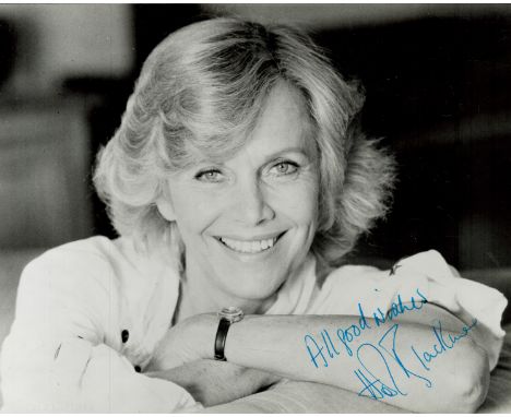 Honor Blackman signed 10x8 inch black and white vintage photo. Good condition. All autographs are genuine hand signed and com