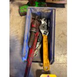 Lot of Assorted Size Adjustable Wrenches