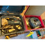 (3) Jig Saws: (1) Bosch Electric Jig Saw, Model 1587AVS, S/N 10529, (1) Black & Decker Electric Jig