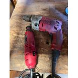 (1) Milwaukee Electric 3/8" Magnum Hole Shooter, Cat No. 0224-1, S/N 0574288440, (1) Tool Shop Elect