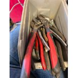Lot of Assorted Size Pliers