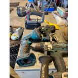 (1) Porter Cable Cordless Flashlight w/ Battery, (1) Makita Cordless Flashlight, Model BMLK185, No B