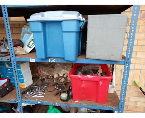 2 shelves of miscellaneous items including decorating items &amp; tools etc.&nbsp;Collect Only.