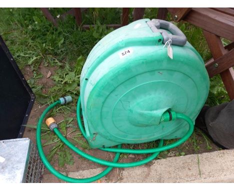 A hose pipe on reel