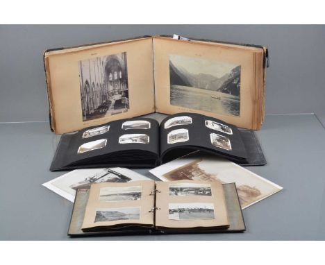 Photograph Albums, a group of albums with photos from Bridge 1895, Firenze circa 1890, Rome, other European destinations, Eng