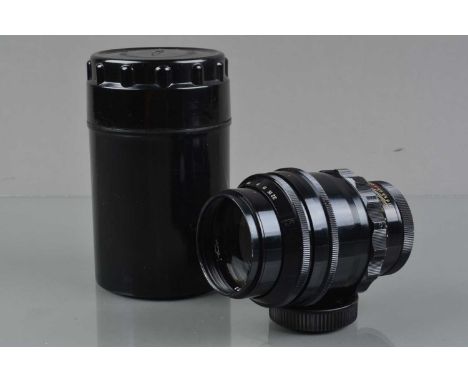 A TAIR-11-2 133mm f/2.8 Lens, M42 mount, made in USSR, serial no 31753, barrel G, light paint wear to grip, elements G-VG, wi