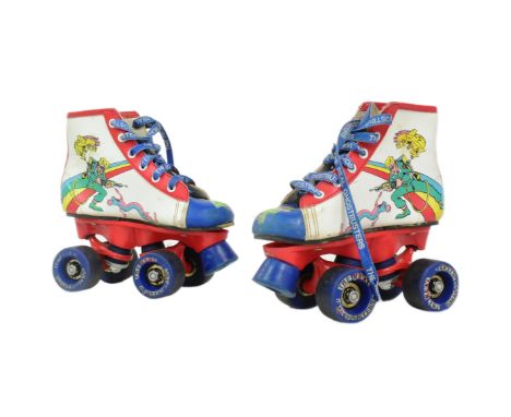 The Real Ghostbusters - vintage 1988 Roysport Ltd 'The Real Ghostbusters' children's Roller Skates. Featuring designs of all 