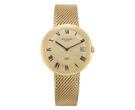 Patek Philippe. An automatic calendar bracelet watch made circa 1968Ref. 3565/1J IOS, Case No.  2673845 , Movement number 112