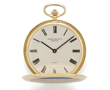 Patek Philippe. An 18ct gold keyless wind full hunter pocket watch, retailed by Gobbi, Circa 1965Reference 78992, Case number