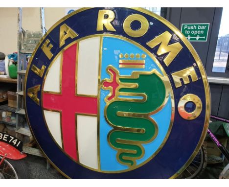 Large Alfa Romeo Light Up SignPlease see our website for more information including a description, full specification and add