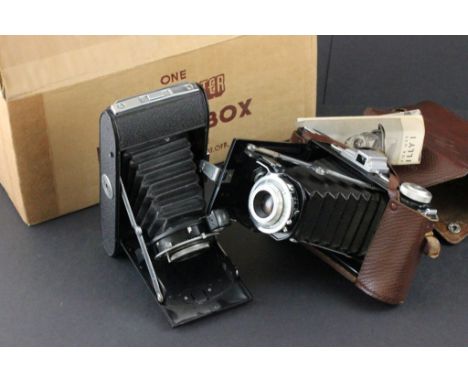 View-Master and Reels in original plastic library box and cardboard box together with Ensign Trikon Ranger Camera No. D10342 