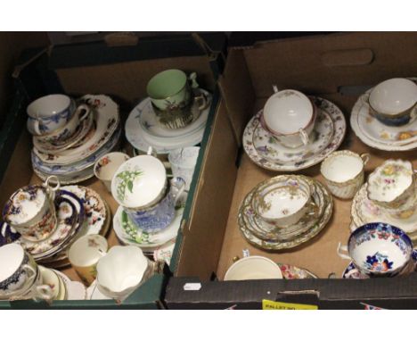 Approximately Twenty Seven Decorative Trios including Worcester, Royal Winton Chintz, etc
