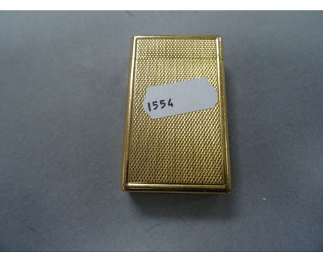 Vintage Dupont Gilt Metal Lighter