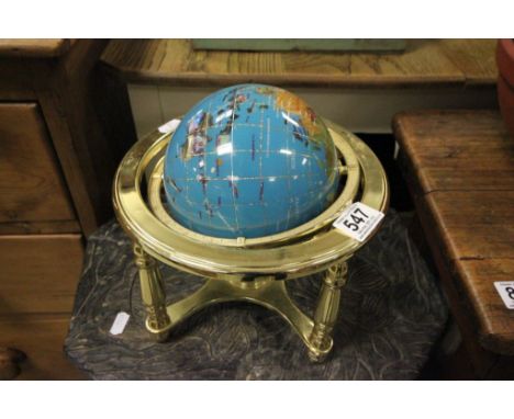 Table top gem globe 