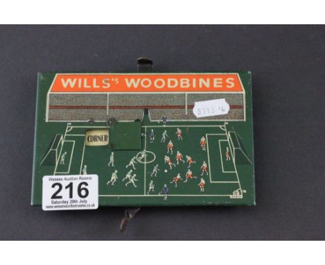 Vintage Wills Woodbine Tin Plate Football Game