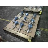 Lot of (9) Rosemount Transmitters with Valves