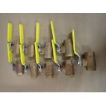 Lot of (9) Apollo 3/8" Valves