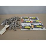 Lot of (3) 8 Blade Knife Holders with (6) Packs thin Knife Blades