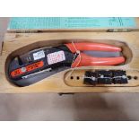 Buchanan Crimp Tool with T&B Interchangeable Die Compression Tool
