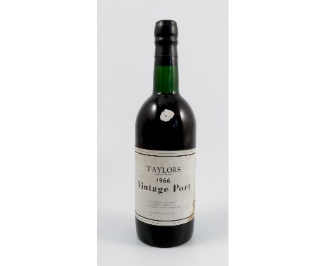 A bottle of Taylors 1966 Vintage Port