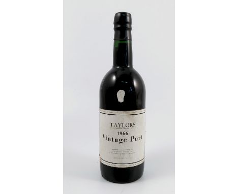 A bottle of Taylors 1966 Vintage Port