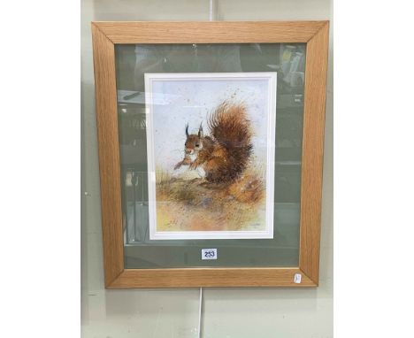 Kate Wyatt, 'Ed Lynn' signed limited edition print, 46/295, 30cm by 22cm, framed.